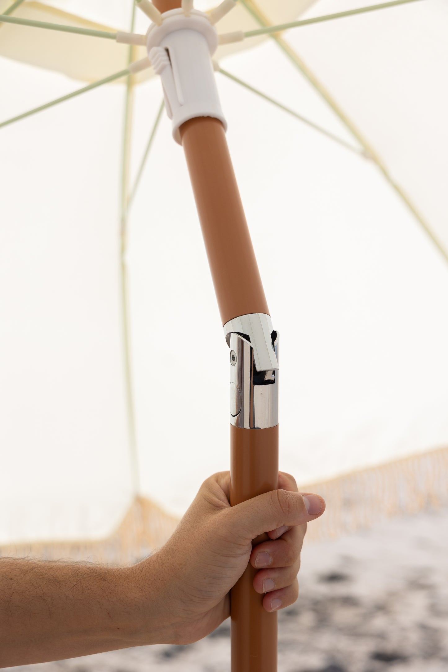 Beach Umbrella with Sand Anchor System